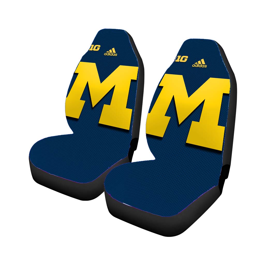 University Of Michigan Medical School Logo With Adidas car Seat Covers