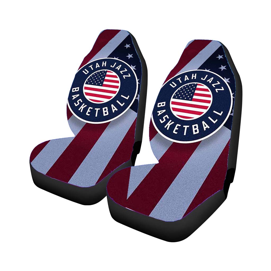 Utah Jazz Icon 2 car Seat Covers