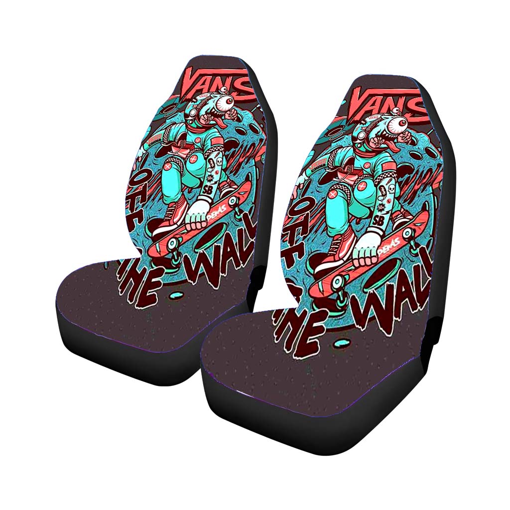 Vans Art Pink Blue car Seat Covers