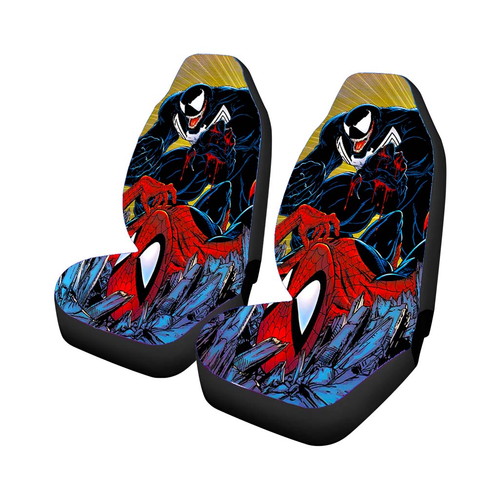 Venom Kills Spider Man car Seat Covers