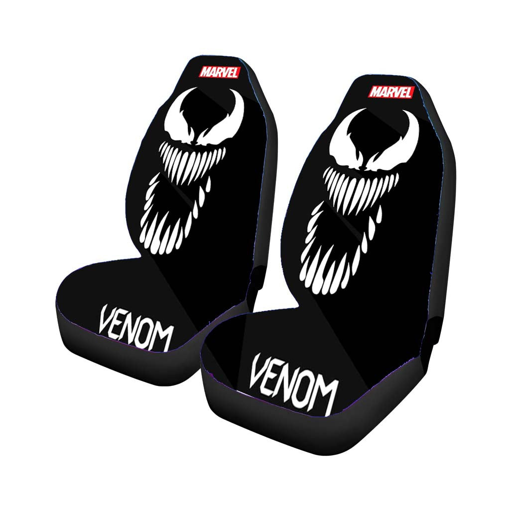Venom Marvel Black car Seat Covers