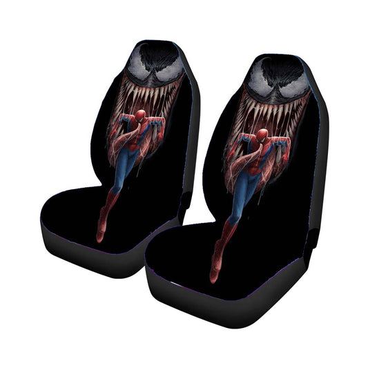 Venom Spiderman Couple Car Seat Covers Universal Fit