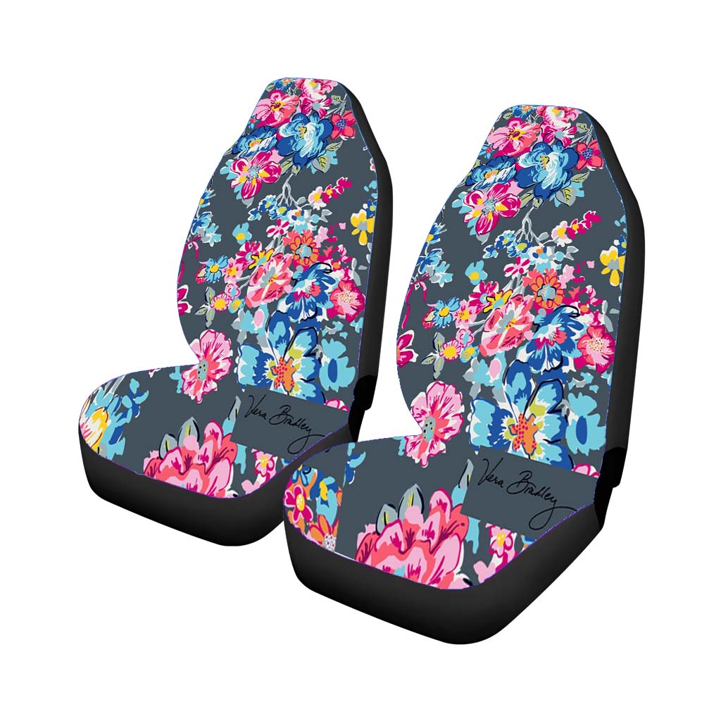 Vera Bradley Pattern Anchor Pretty Posies Pink car Seat Covers