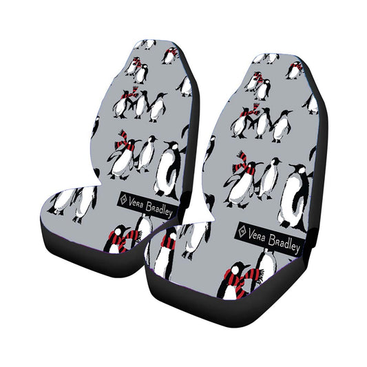Vera Bradley Playful Penguins Gray Car Seat Covers Universal Fit