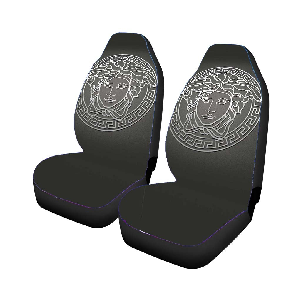 Versace White Logo Car Seat Covers