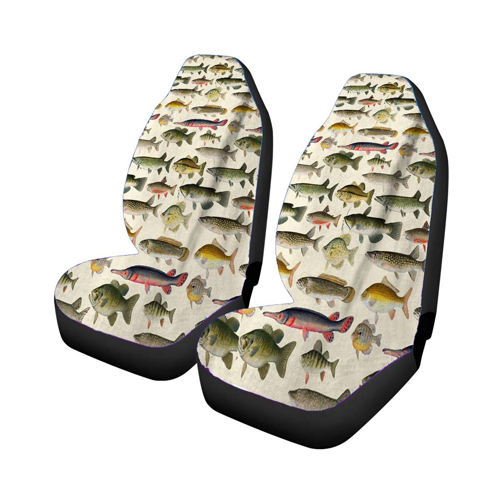 Vintage Freshwater Gamefish Copy car Seat Covers