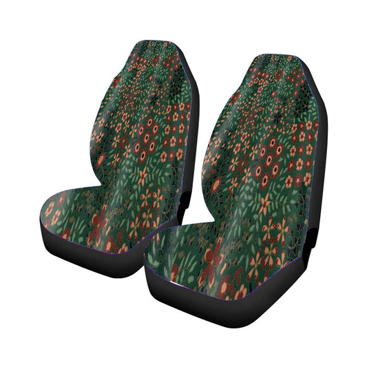 Vintage Japanese Floral Pattern Car Seat Covers