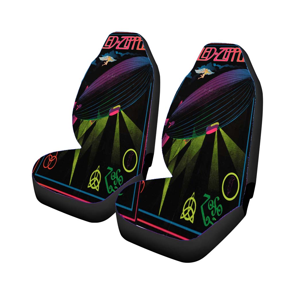 Vintage Led Zeppelin Poster car Seat Covers