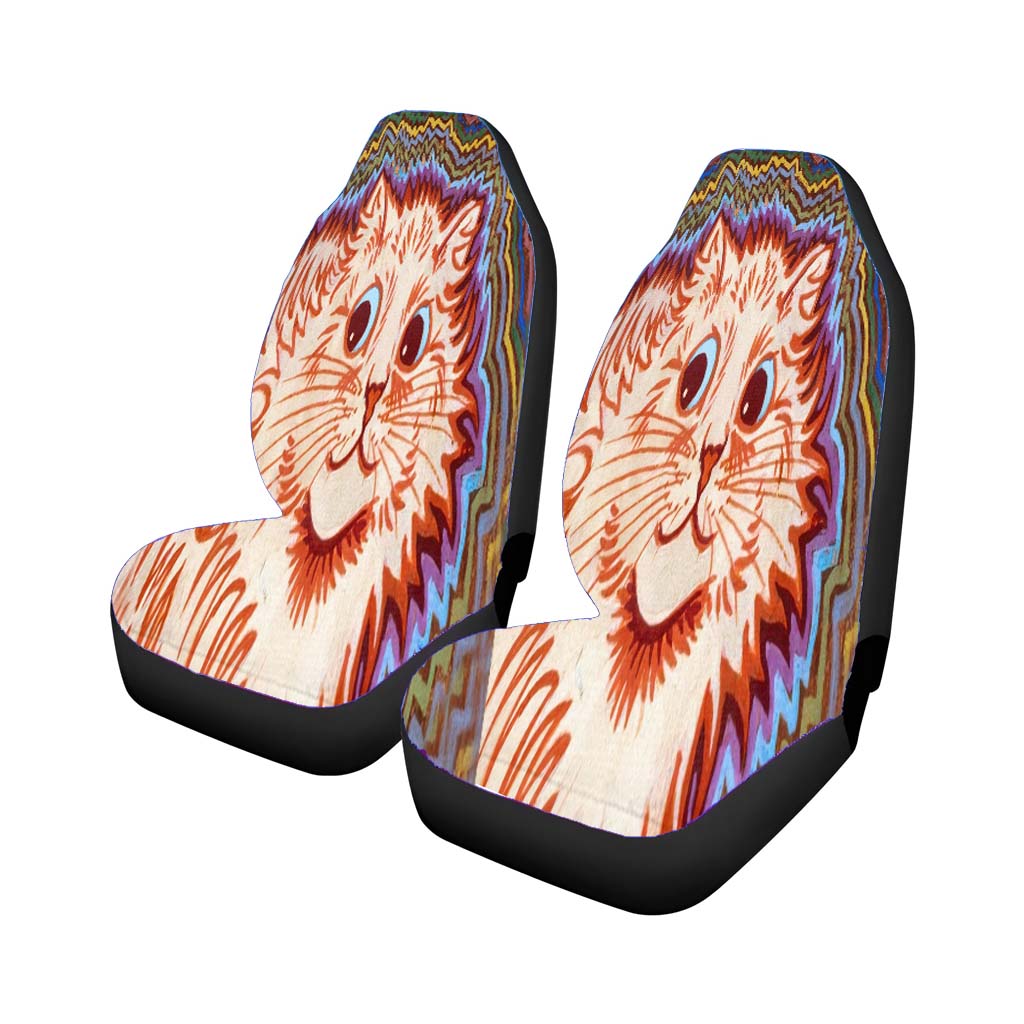 Vintage Louis Wain Cat car Seat Covers