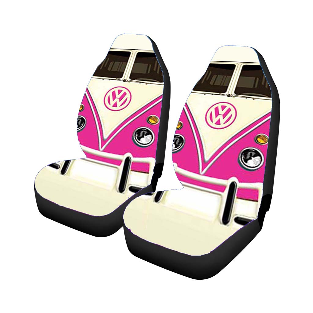 Vw Van Pink car Seat Covers
