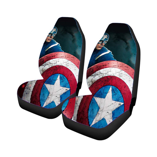 Wallpaper Captain America Avengers Illust Film Car Seat Covers Universal Fit