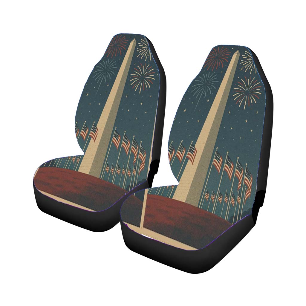 Washington Monument July 4Th car Seat Covers
