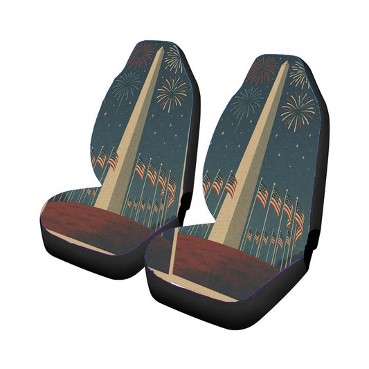 Washington Monument July 4Th Car Seat Covers