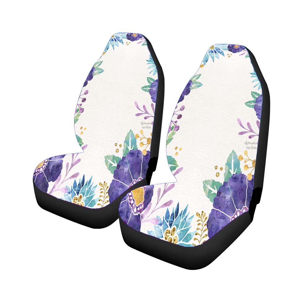 Watercolor Flower car Seat Covers