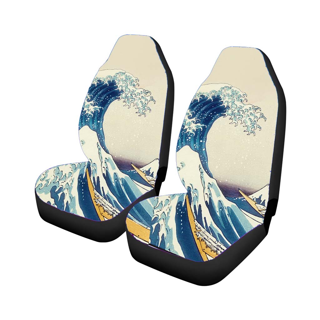 Wave Art Hokusai Japanese Paint Illust Clasic car Seat Covers
