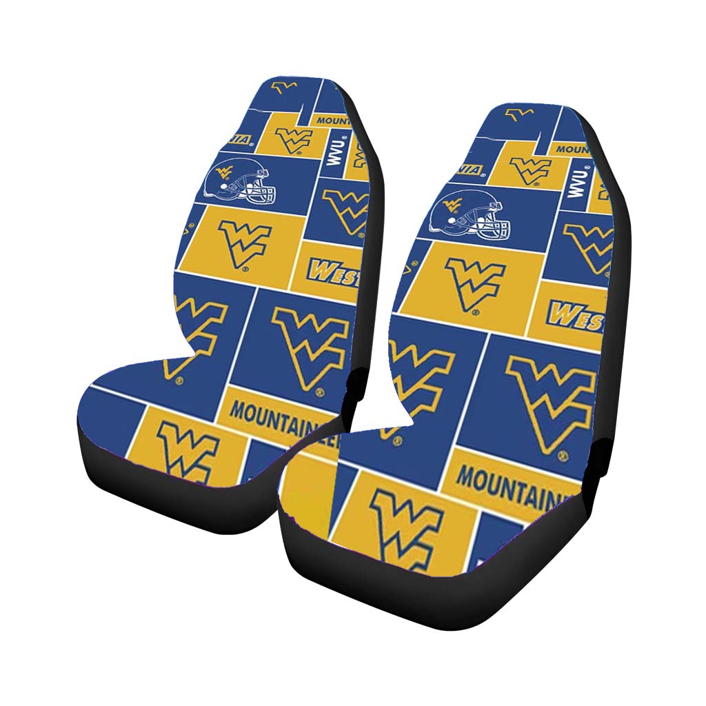 West Virginia Wvu Mountaineers car Seat Covers