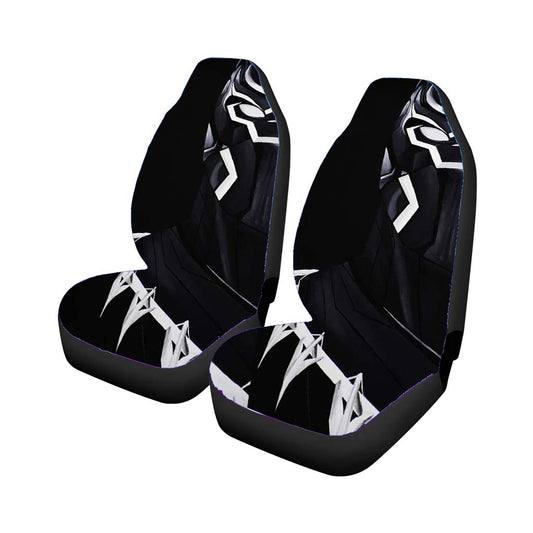 White Black Art Black Panther Car Seat Covers Universal Fit