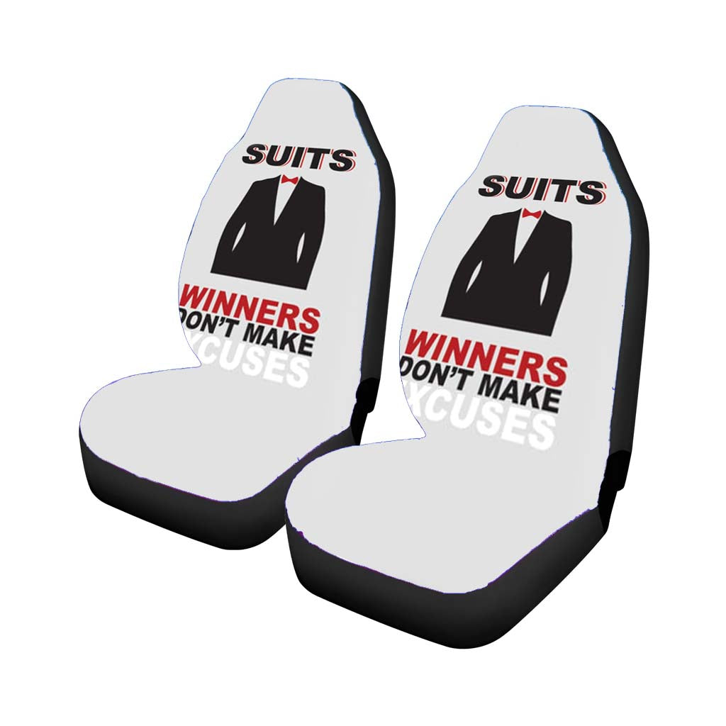 Winners Don'T Make Excuses car Seat Covers