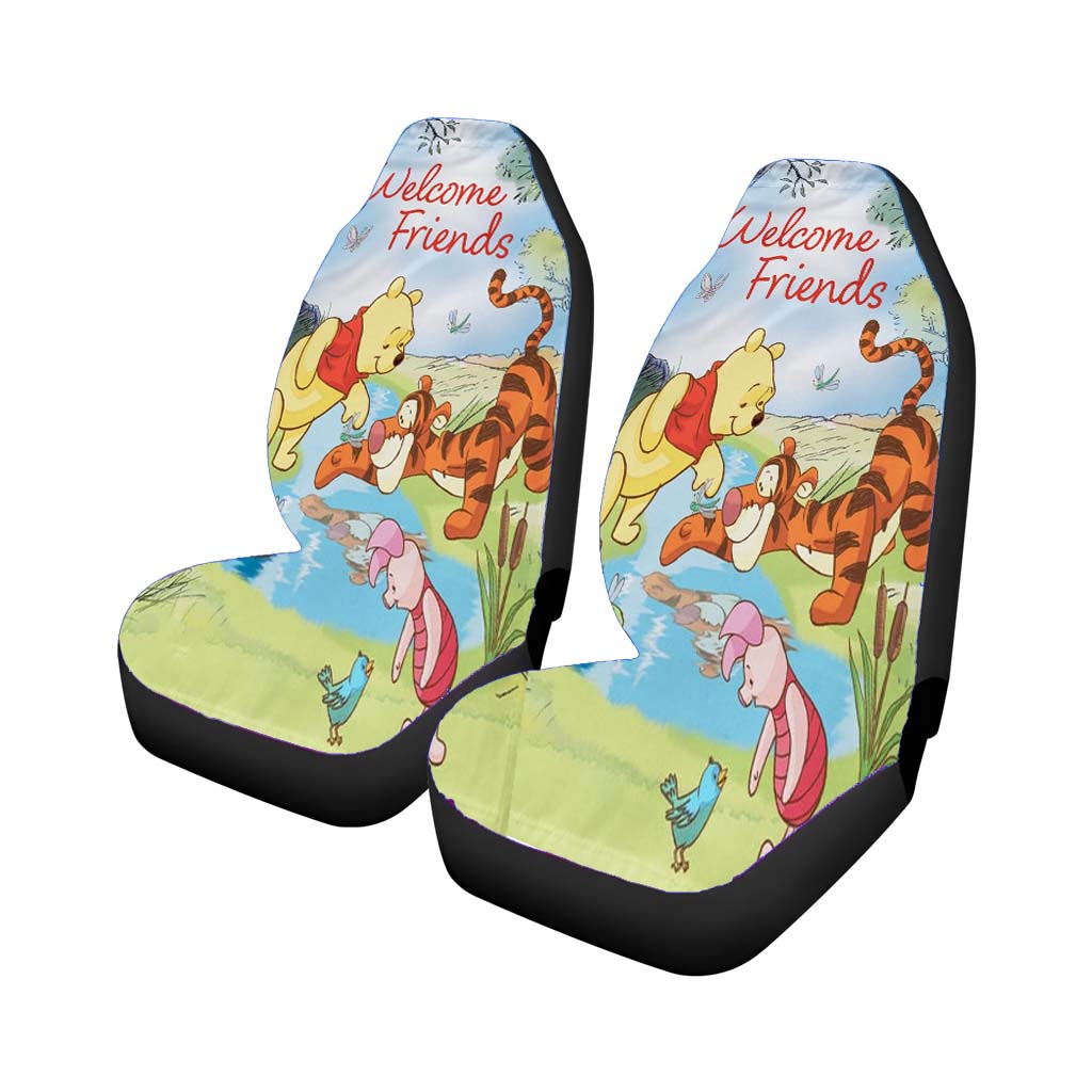 Winnie The Pooh And Friends Summer car Seat Covers
