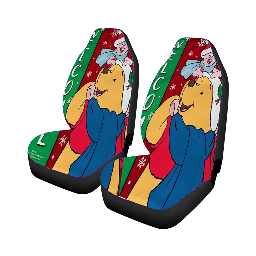 Winnie The Pooh Disney Christmas car Seat Covers