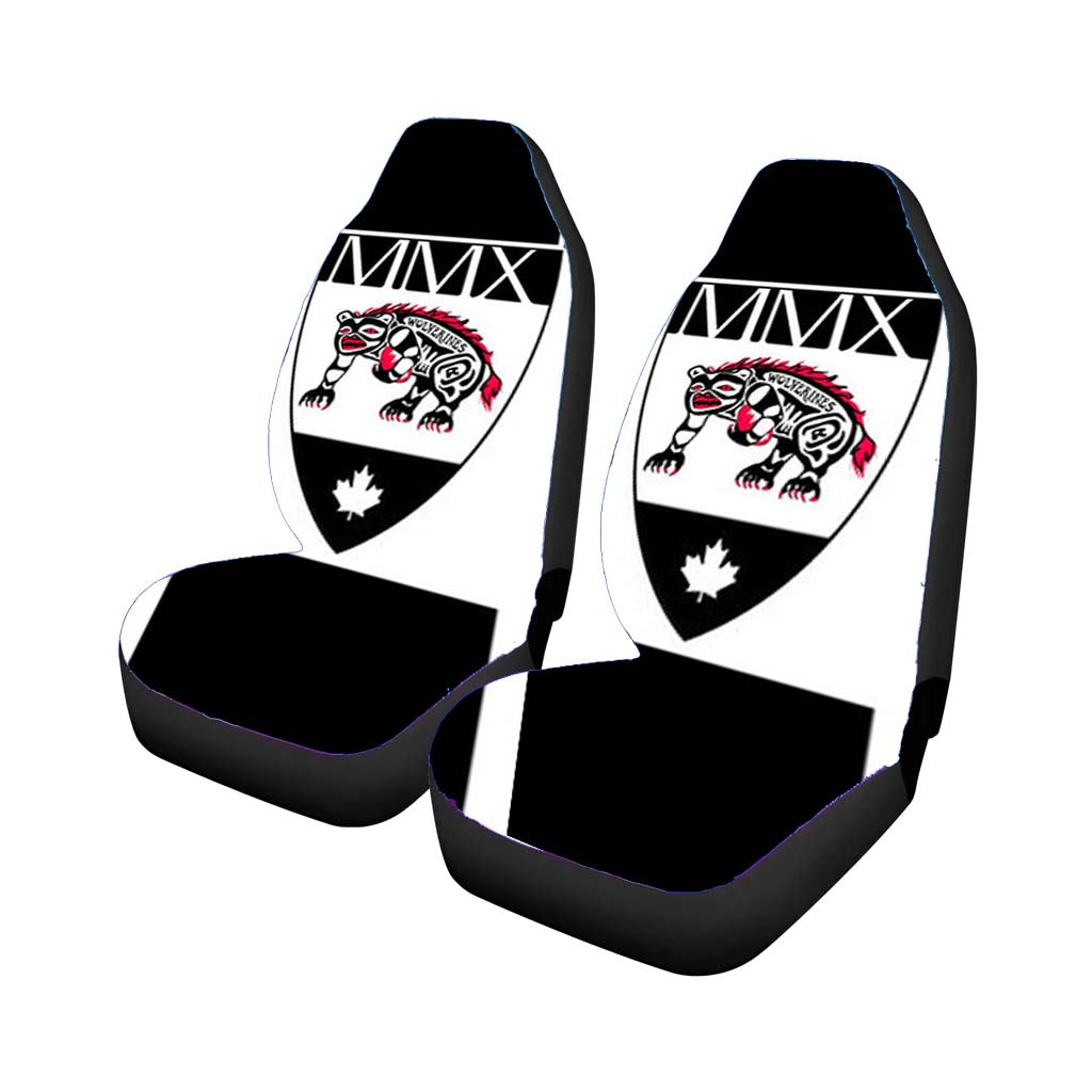 Wolverines Mmx Logo car Seat Covers