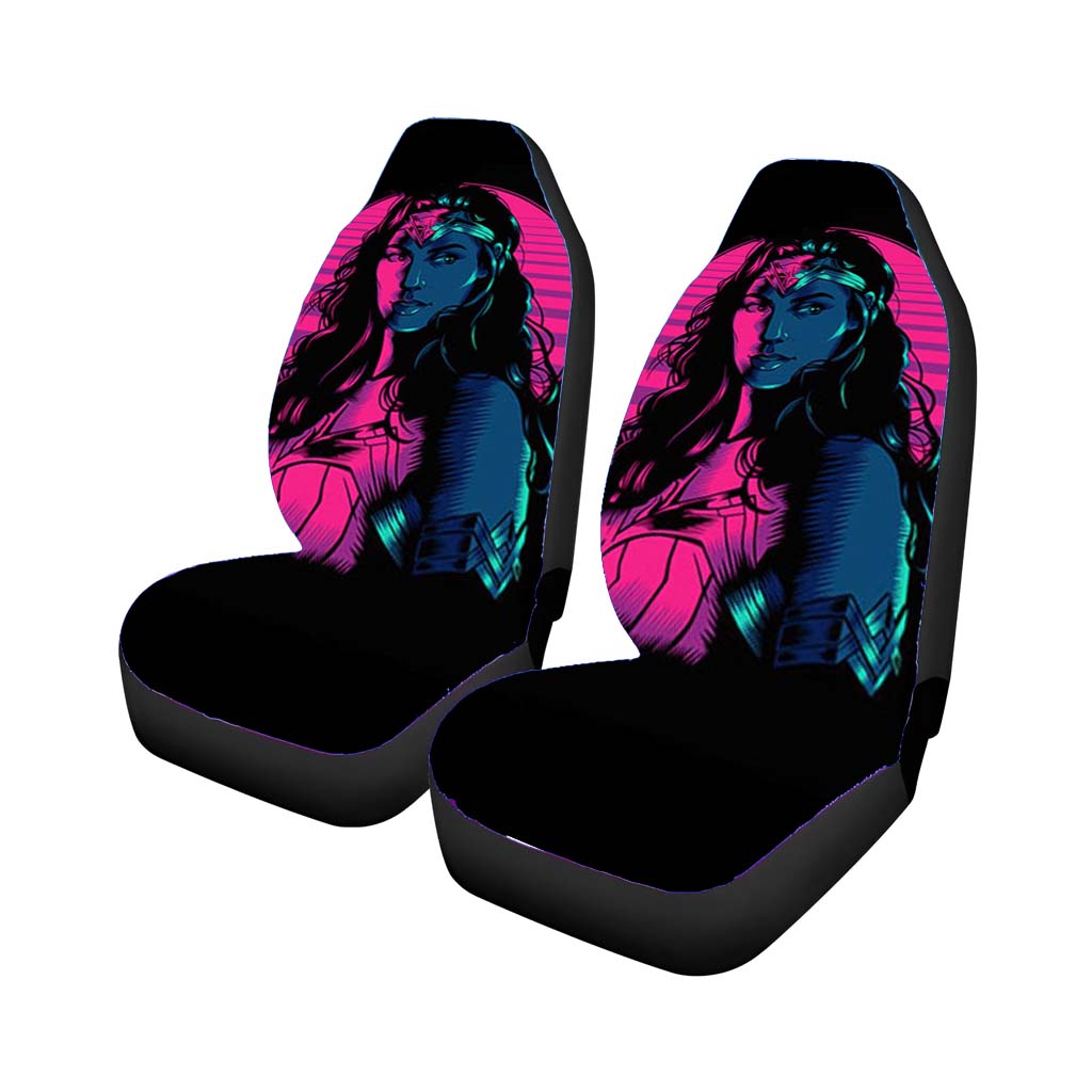 Wonder Woman 1984 Golden Armor 2 car Seat Covers