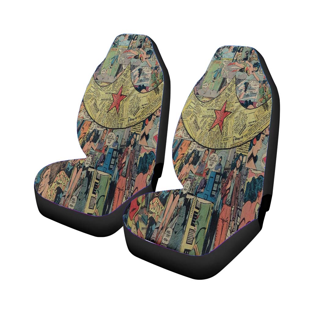 Wonder Woman Collage car Seat Covers