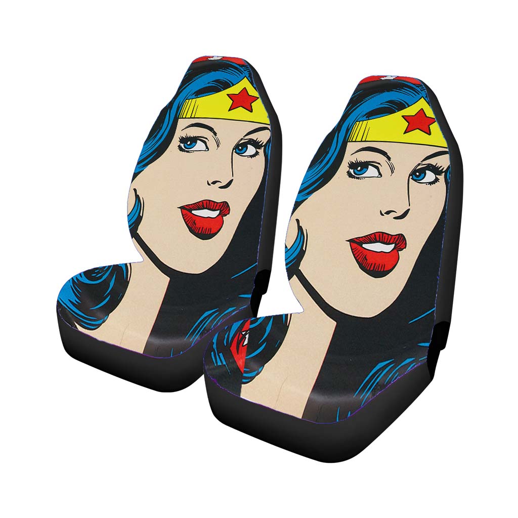 Wonder Woman Vintage Art car Seat Covers