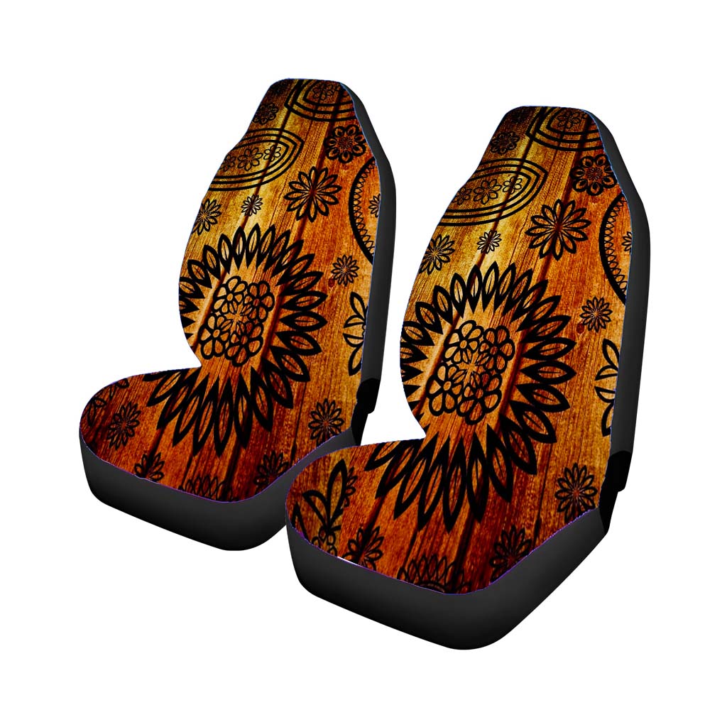 Wood Flowers car Seat Covers