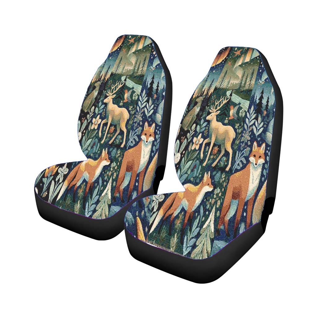 Woodland Forest Castle Lands car Seat Covers