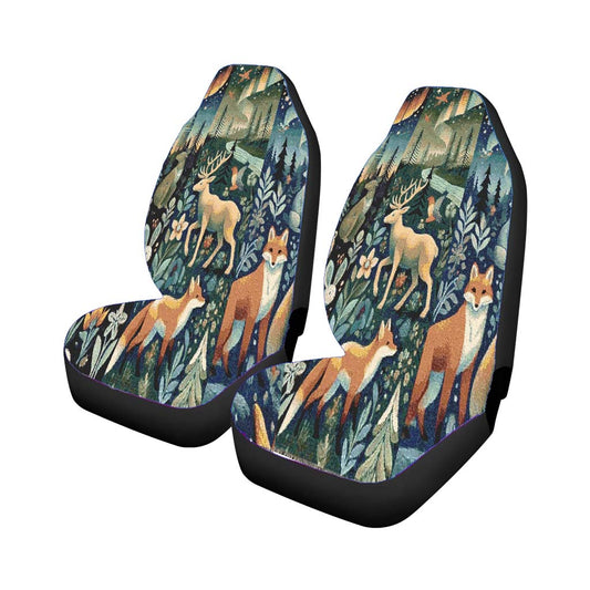 Woodland Forest Castle Lands Car Seat Covers