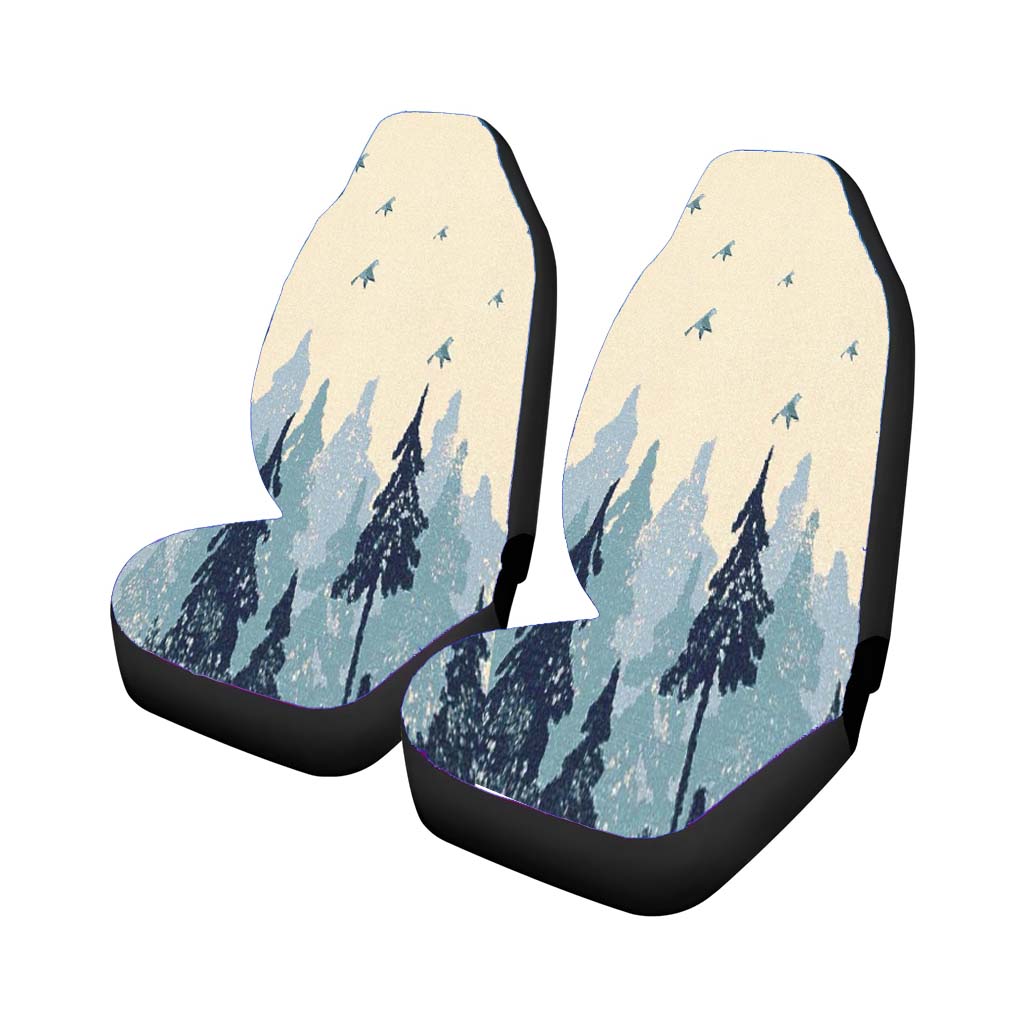 Woodland Whimsy Bluebird car Seat Covers