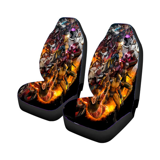 X-Men Heroes Collage Car Seat Covers Universal Fit