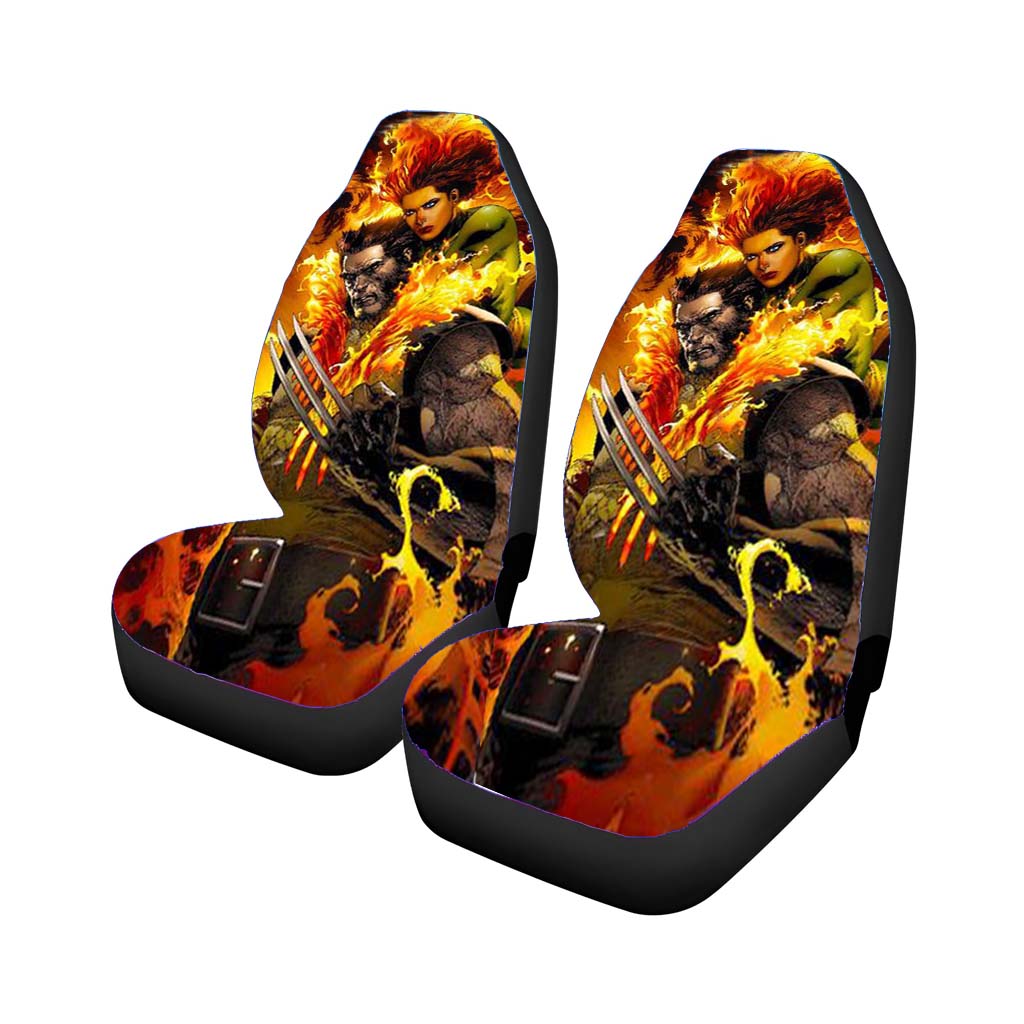 X-Men Wolverine Flames car Seat Covers