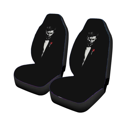 X Men Wolverine Black Tuxedo Red Rose Car Seat Covers Universal Fit