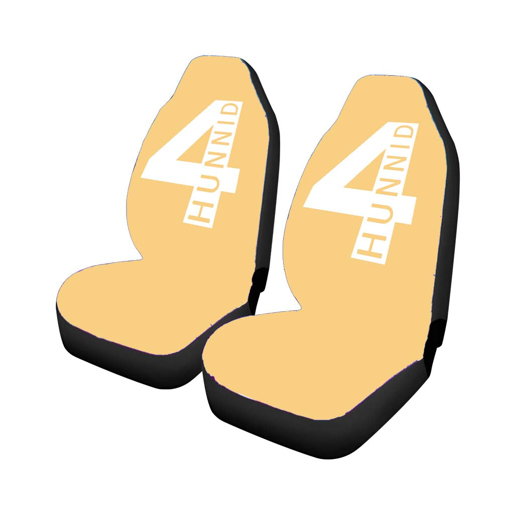 Yg 4Hunnid White Cream Color Wallpaper car Seat Covers