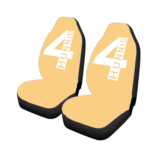 Yg 4Hunnid White Cream Color Wallpaper Car Seat Covers Universal Fit