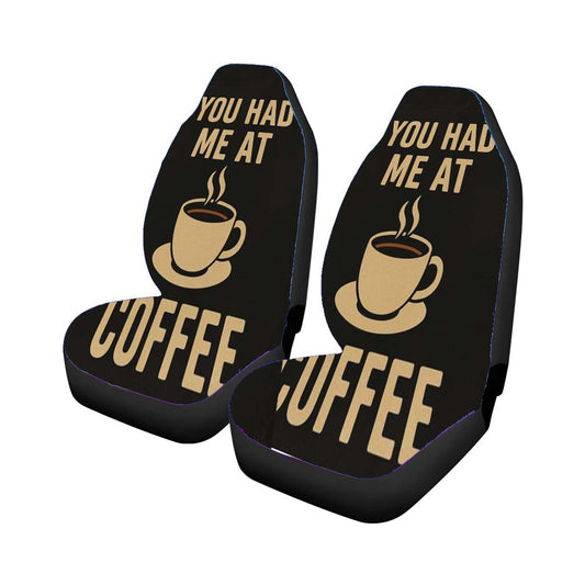 You Had Me At Coffee Car Seat Covers