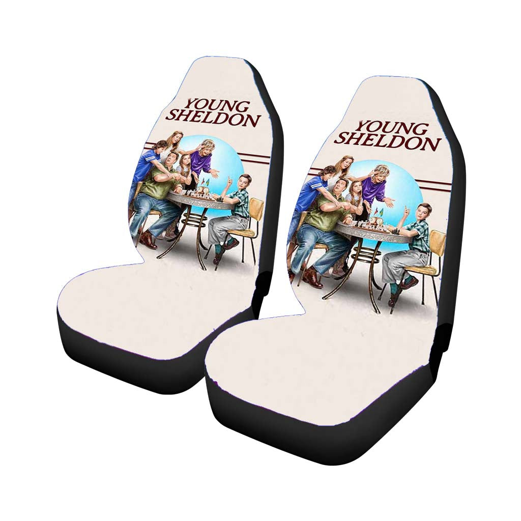 Young Sheldon Characters car Seat Covers