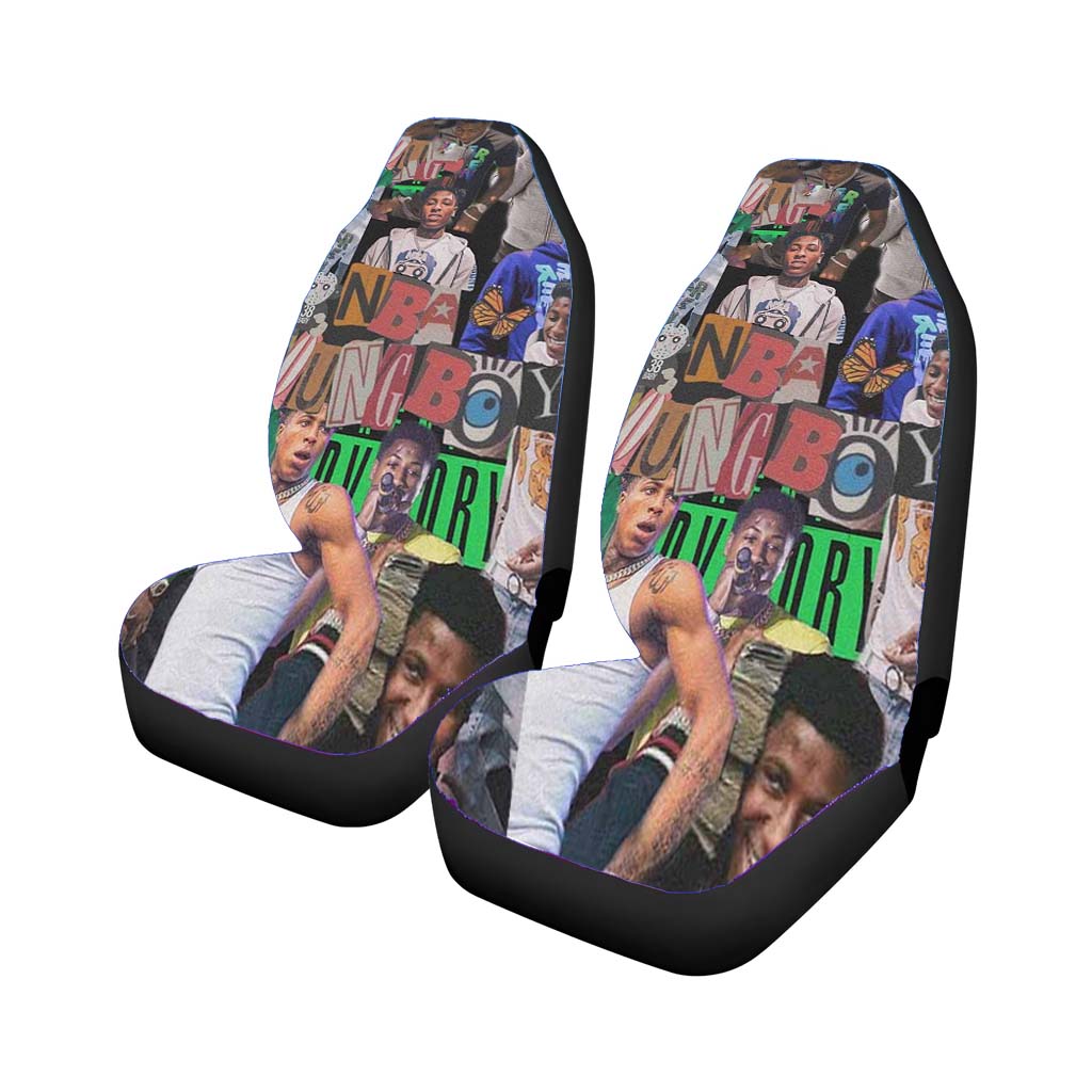 Youngboy Nba Collage 2 car Seat Covers