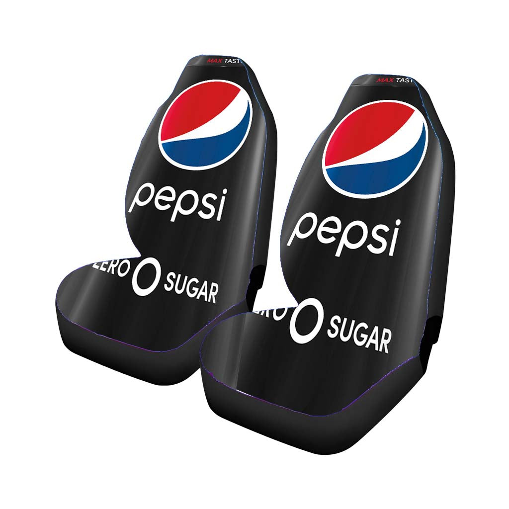 Zero Sugar Pepsi Max Taste Black Cans car Seat Covers