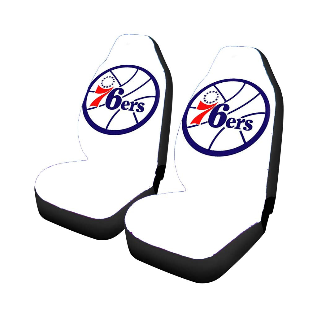 76ers old logo Car Seat Covers