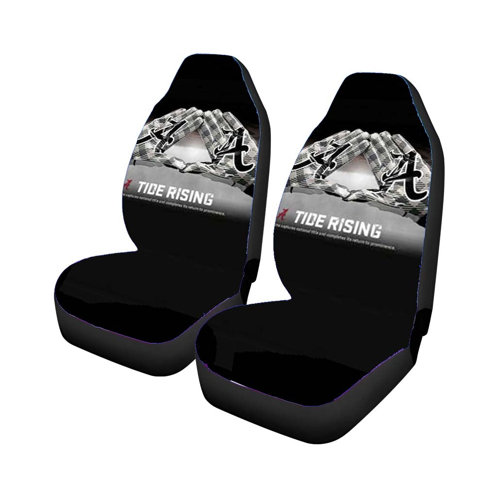 alabama crimson tide gloves rising Car Seat Covers