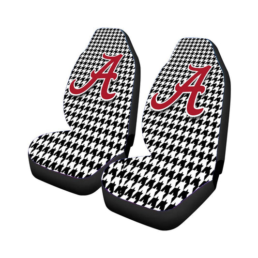 Alabama Houndstooth Crimson Tide Universal Fit Car Seat Covers