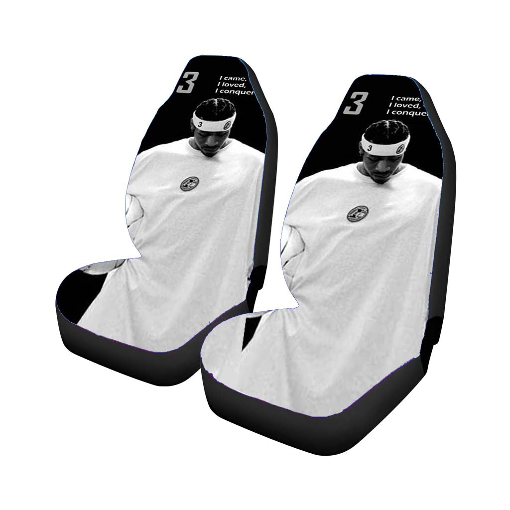 allen iverson hi contrast Car Seat Covers