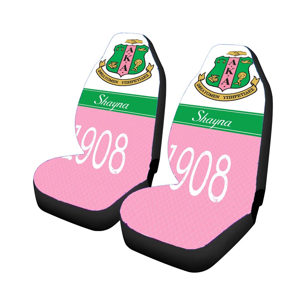 alpha kappa alpha 1908 Car Seat Covers