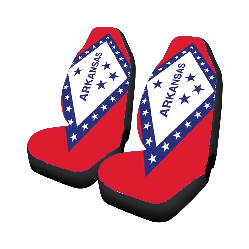 arkansas flag 2 Car Seat Covers