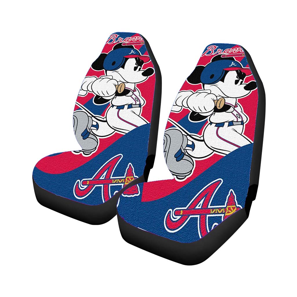 atlanta braves disney mickey mouse Car Seat Covers