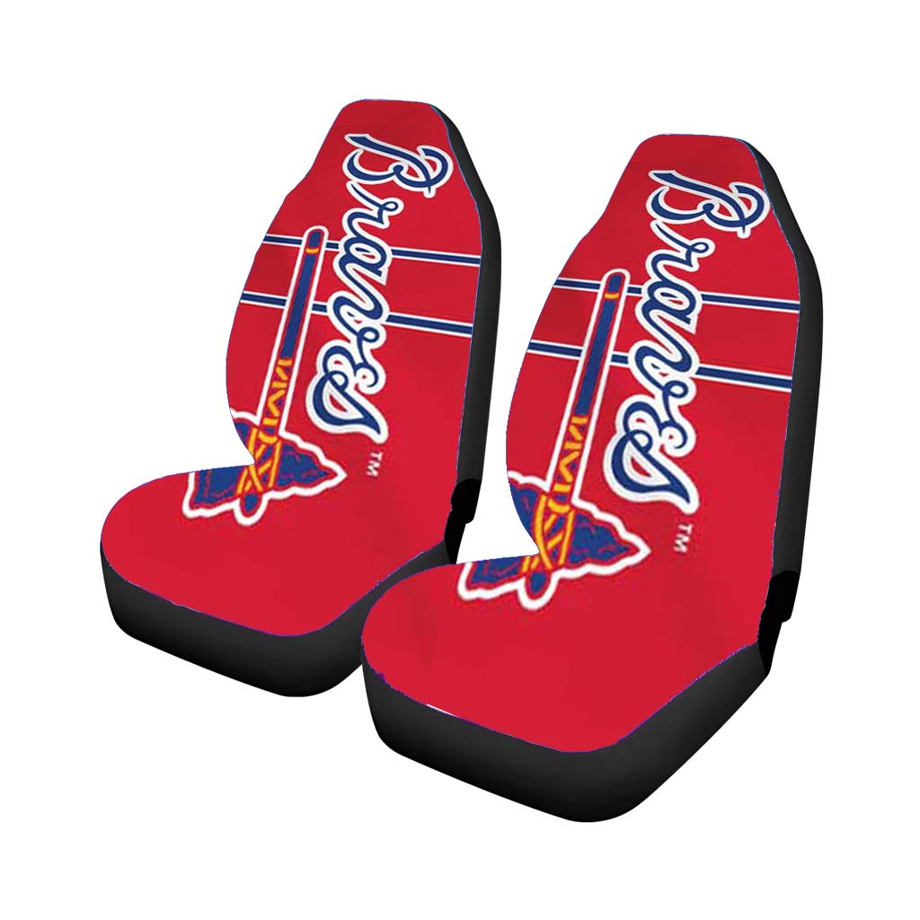 atlanta braves jersey logo Car Seat Covers