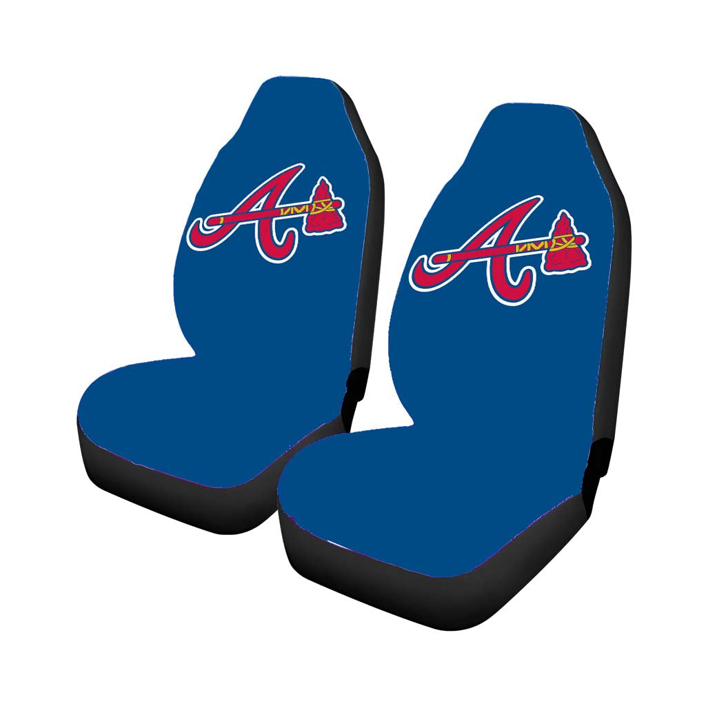 atlanta braves logo blue Car Seat Covers